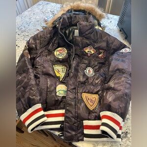 Moncler Men’s varsity Bomber puffer jacket
